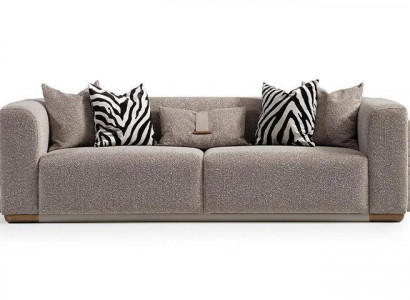 Four-seater sofa, 4-seater fabric sofa, upholstered sofa, gray, modern sofas, new